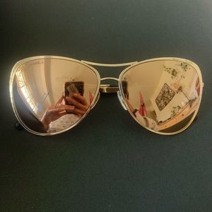 CHANEL pilot sunglasses